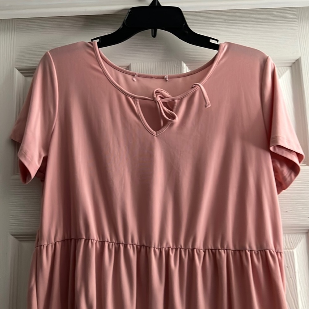 Pastel Pink Ruffled Top